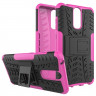 Чехол Hybrid Armor для Huawei Mate 9 Pro (черный + розовый)
