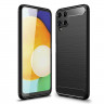 Чехол-накладка Carbon Fibre для Samsung Galaxy A22 (черный)