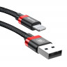Кабель Baseus USB 3.0 - Lightning - 1м. (черный + красный)