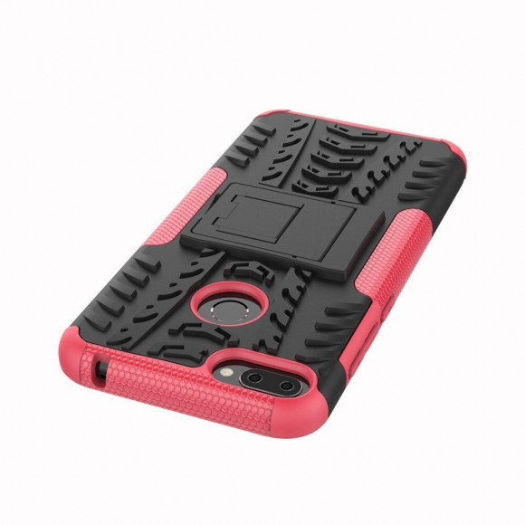 Чехол Hybrid Armor для Huawei Honor 9i / Honor 9N (черный + розовый) Чехол Hybrid Armor для Huawei Honor 9i / Honor 9N (черный + розовый)