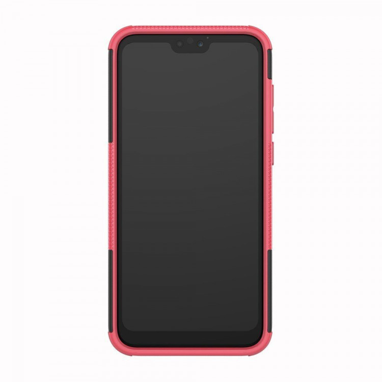 Чехол Hybrid Armor для Huawei Honor 9i / Honor 9N (черный + розовый)