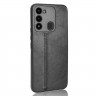 Чехол из экокожи для Tecno Spark Go 2022 (черный)