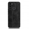Чехол из экокожи для Tecno Spark Go 2022 (черный)