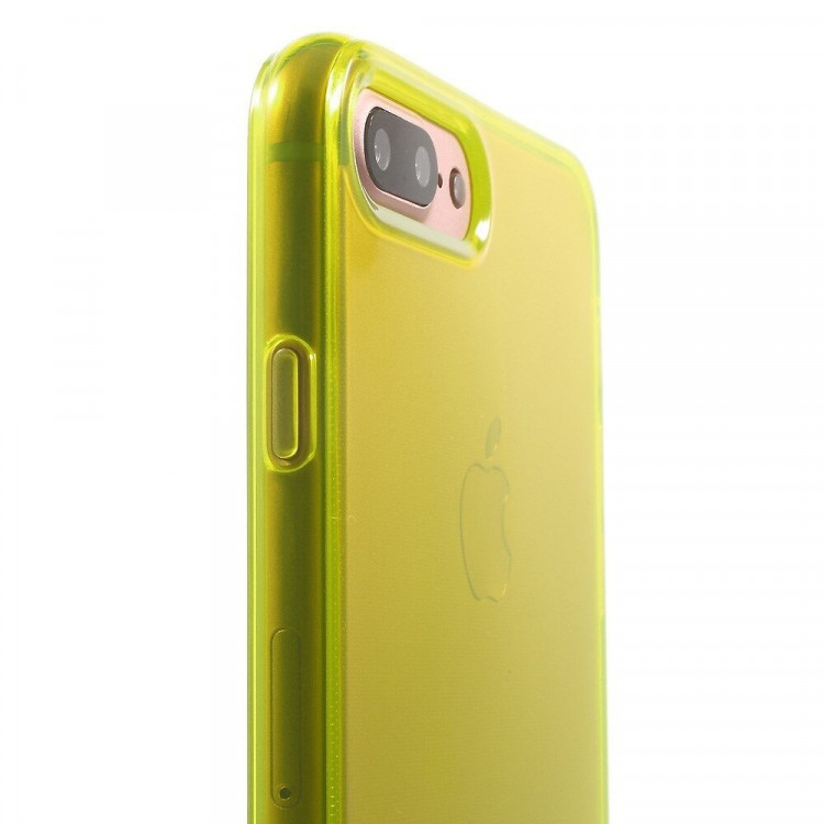 Силиконовый TPU чехол для iPhone 7 Plus / iPhone 8 Plus (желтый)