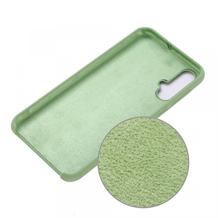 Силиконовый чехол Mobile Shell для Huawei nova 5 Pro / Huawei nova 5  (темно-зеленый)