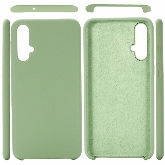 Силиконовый чехол Mobile Shell для Huawei nova 5 Pro / Huawei nova 5  (темно-зеленый)