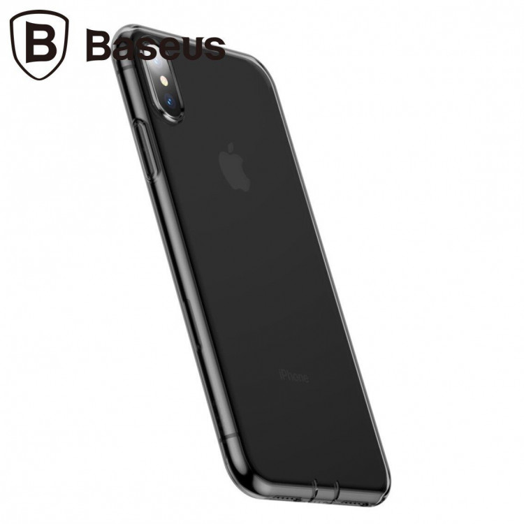Силиконовый TPU чехол Baseus для iPhone XS Max (черный)