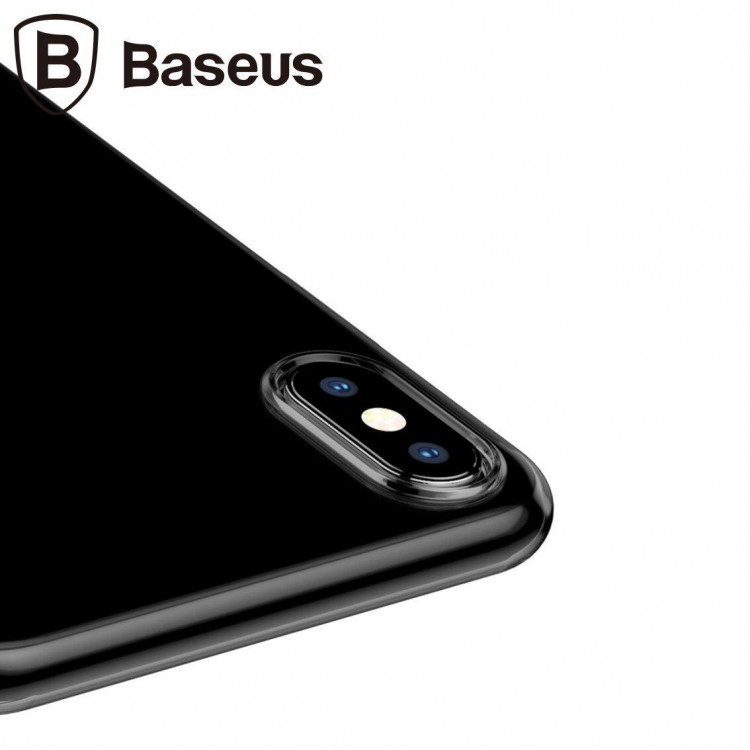 Силиконовый TPU чехол Baseus для iPhone XS Max (черный)