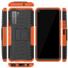 Чехол Hybrid Armor для Honor 30S (CDY-NX9A) (черный + оранжевый)