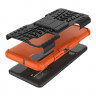 Чехол Hybrid Armor для Honor 30S (CDY-NX9A) (черный + оранжевый)