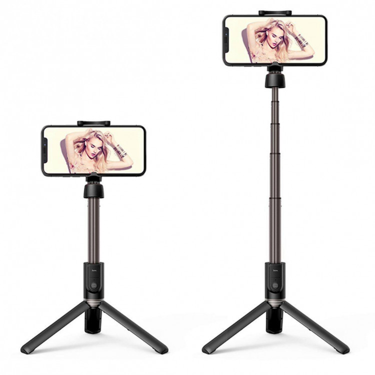 Селфи - монопод с функцией штатива Hoco (черный)