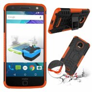 Чехол Hybrid Armor для Motorola Moto Z Force (черный + оранжевый) Чехол Hybrid Armor для Motorola Moto Z Force (черный + оранжевый)