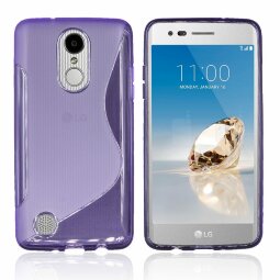 Нескользящий чехол для LG K10 (2017) M250 (фиолетовый)