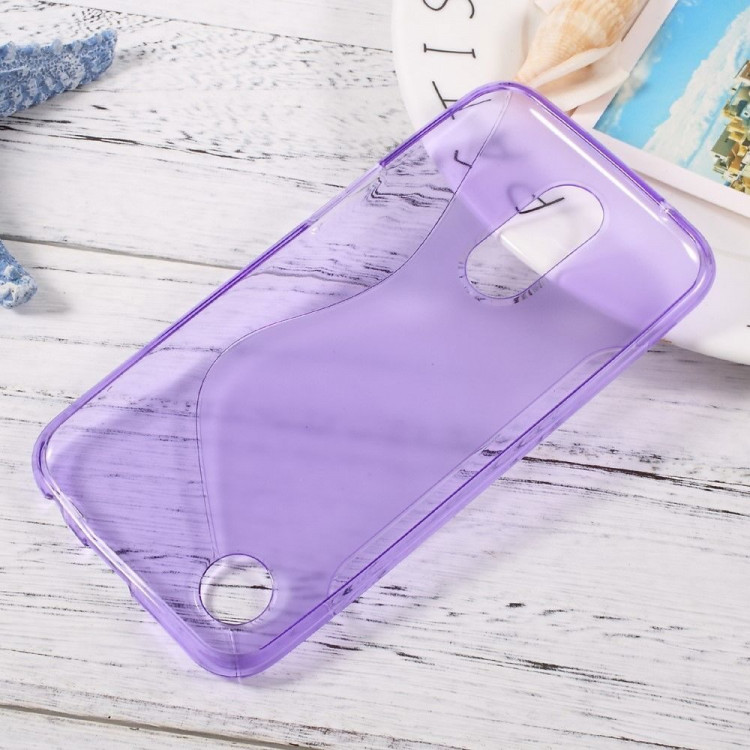 Нескользящий чехол для LG K10 (2017) M250 (фиолетовый)