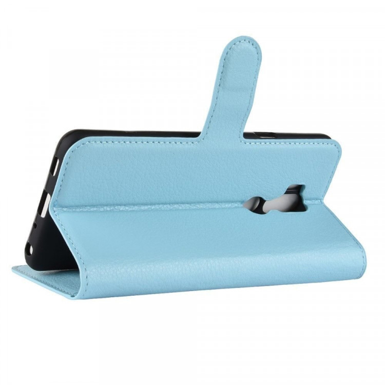 Чехол с визитницей для LG G7 / LG G7 ThinQ (голубой)