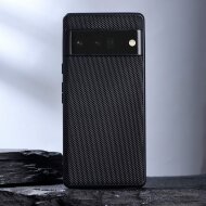 Чехол с текстурой нейлона для Google Pixel 6a (черный) Чехол с текстурой нейлона для Google Pixel 6a (черный)