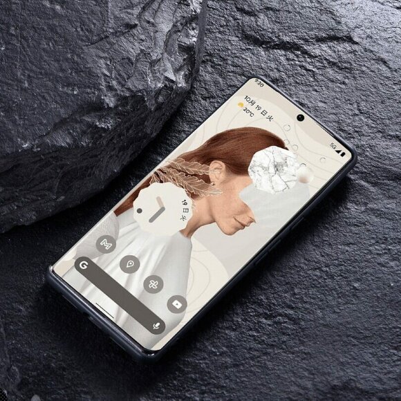 Чехол с текстурой нейлона для Google Pixel 6a (черный) Чехол с текстурой нейлона для Google Pixel 6a (черный)