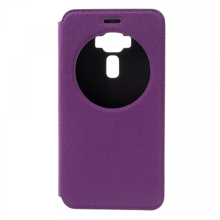 Чехол с окном для ASUS Zenfone 3 ZE552KL  (фиолетовый)