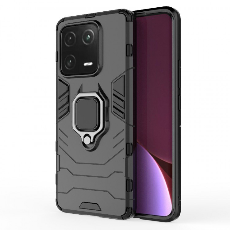 Чехол Armor Ring Holder для Xiaomi 13 Pro (черный)