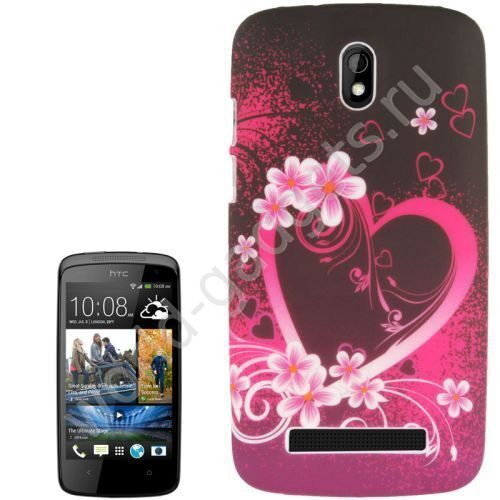 Пластиковый чехол Heart для HTC Desire 500