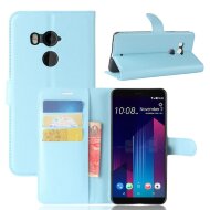 Чехол с визитницей для HTC U11+ (голубой) Чехол с визитницей для HTC U11+ (голубой)