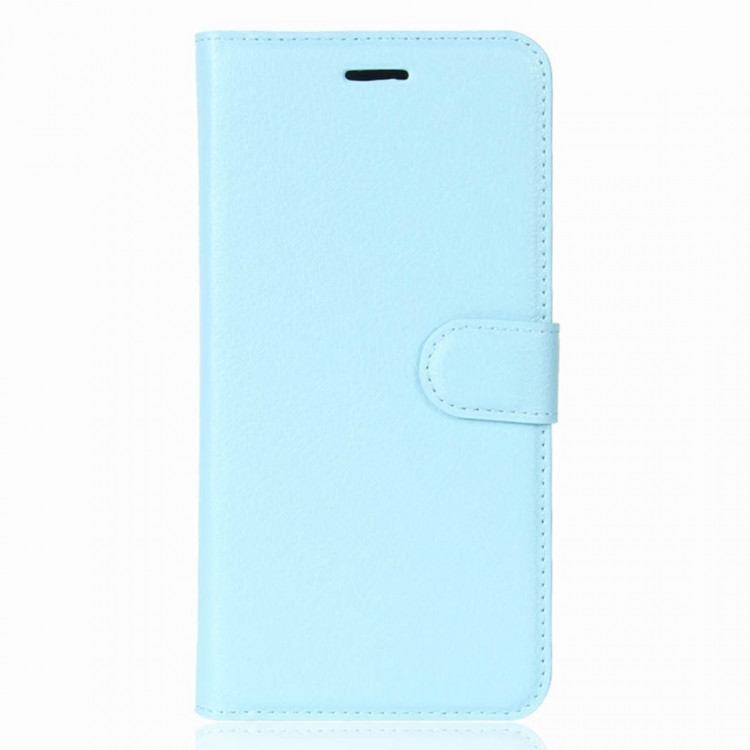 Чехол с визитницей для HTC U11+ (голубой)