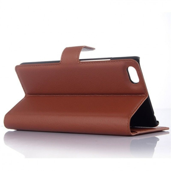Чехол-книжка с визитницей для ZTE Nubia Z9 Max (коричневый)