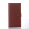 Чехол-книжка с визитницей для ZTE Nubia Z9 Max (коричневый)