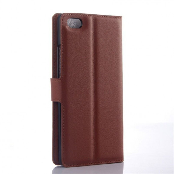 Чехол-книжка с визитницей для ZTE Nubia Z9 Max (коричневый)