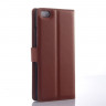 Чехол-книжка с визитницей для ZTE Nubia Z9 Max (коричневый)