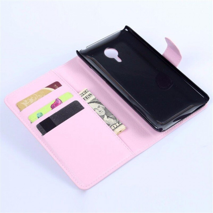 Чехол с визитницей для Meizu MX4 (розовый)