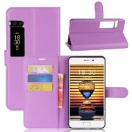 Чехол с визитницей для Meizu Pro 7 Plus (фиолетовый)