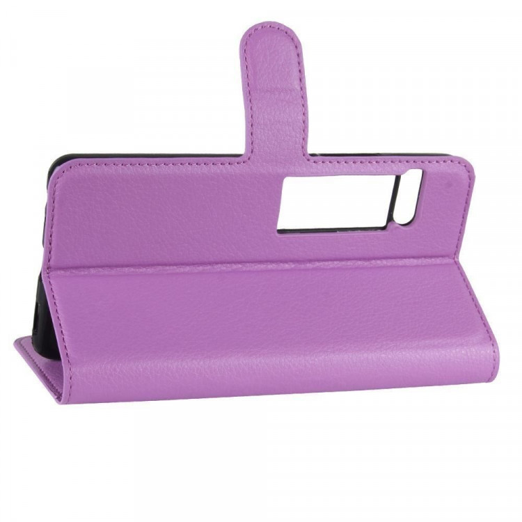 Чехол с визитницей для Meizu Pro 7 Plus (фиолетовый)