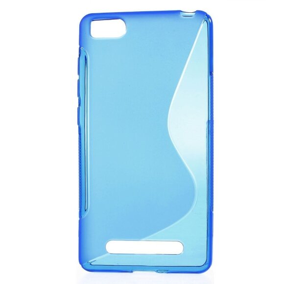 Нескользящий чехол для Xiaomi Mi4i / Mi4c (голубой)