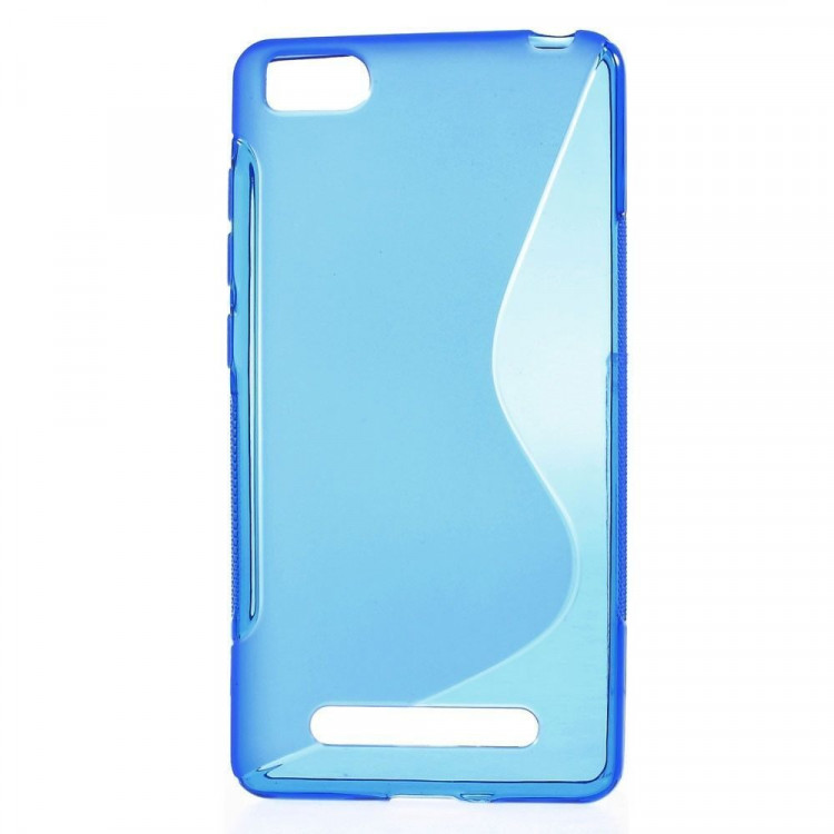 Нескользящий чехол для Xiaomi Mi4i / Mi4c (голубой)
