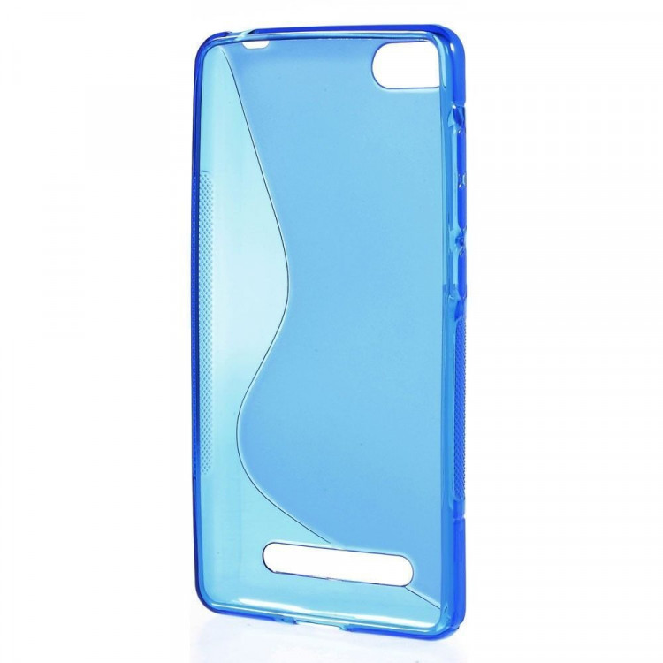 Нескользящий чехол для Xiaomi Mi4i / Mi4c (голубой)
