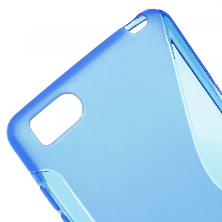 Нескользящий чехол для Xiaomi Mi4i / Mi4c (голубой)