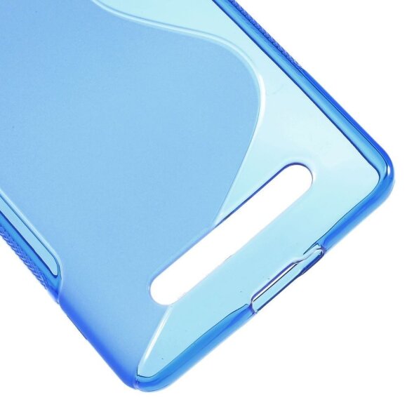 Нескользящий чехол для Xiaomi Mi4i / Mi4c (голубой)