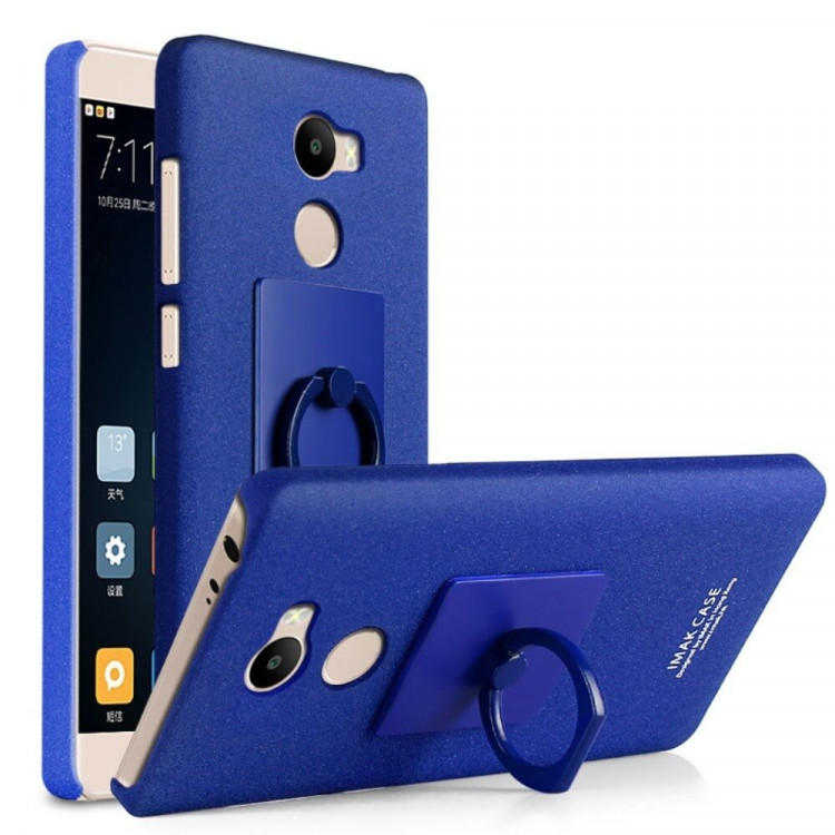 Чехол iMak Finger для Xiaomi Redmi 4 (голубой)