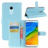 Чехол с визитницей для Xiaomi Redmi 5 Plus (голубой)