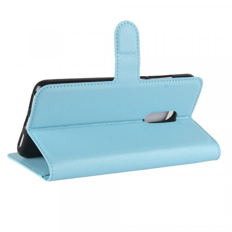 Чехол с визитницей для Xiaomi Redmi 5 Plus (голубой)