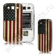 Задняя крышка Retro American US Flag для Samsung Galaxy S 3 Задняя крышка Retro American US Flag для Samsung Galaxy S 3