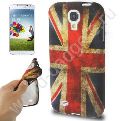 Чехол Retro United Kingdom Flag для Samsung Galaxy S4 / i9500