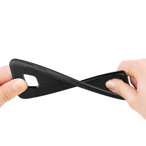 Чехол-накладка Litchi Grain для Samsung Galaxy S7 edge G935 (черный) Чехол-накладка Litchi Grain для Samsung Galaxy S7 edge G935 (черный)