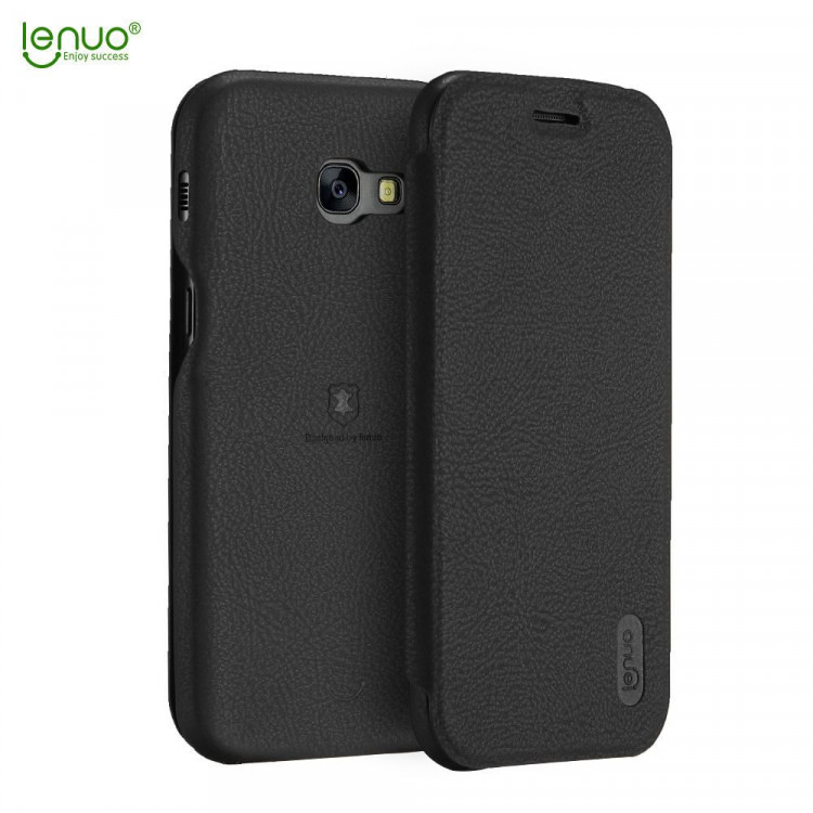 Чехол LENUO для Samsung Galaxy A3 (2017) SM-A320F (черный)