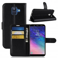 Чехол с визитницей для Samsung Galaxy A6 (черный) Чехол с визитницей для Samsung Galaxy A6 (черный)