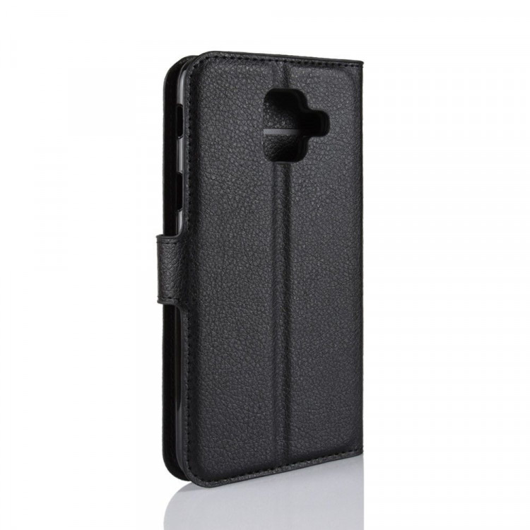 Чехол с визитницей для Samsung Galaxy A6 (черный)