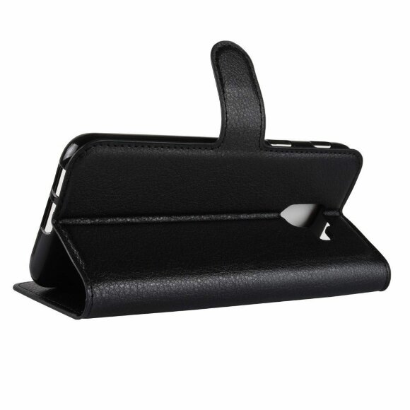 Чехол с визитницей для Samsung Galaxy A6 (черный)