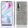 Кожаная накладка-чехол для Xiaomi Mi Note 10 / Mi Note 10 Pro / Mi CC9 Pro (серый)