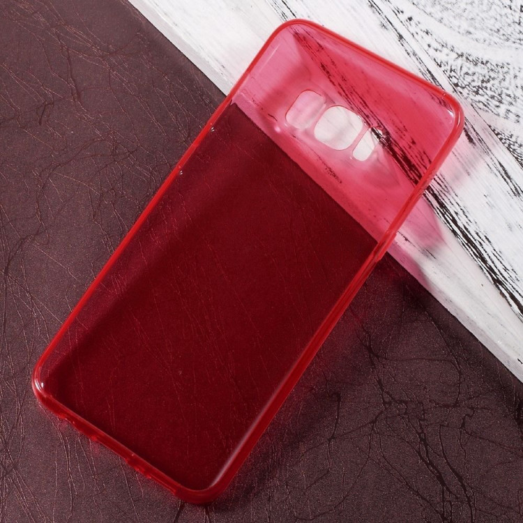 Силиконовый TPU чехол для Samsung Galaxy S8 (красный)